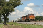 BNSF SB freight out of UP Livonia